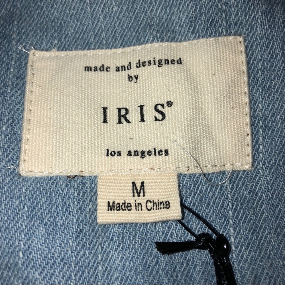 Junior Blue Jean Vest by Iris - Picture 7 of 7